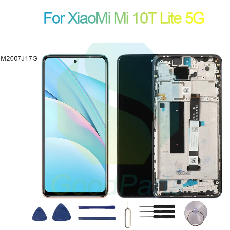 For XiaoMi Mi 10T Lite 5G Screen Display Replacement 2400*1080 M2007J17G Mi 10T Lite 5G LCD Touch Digitizer