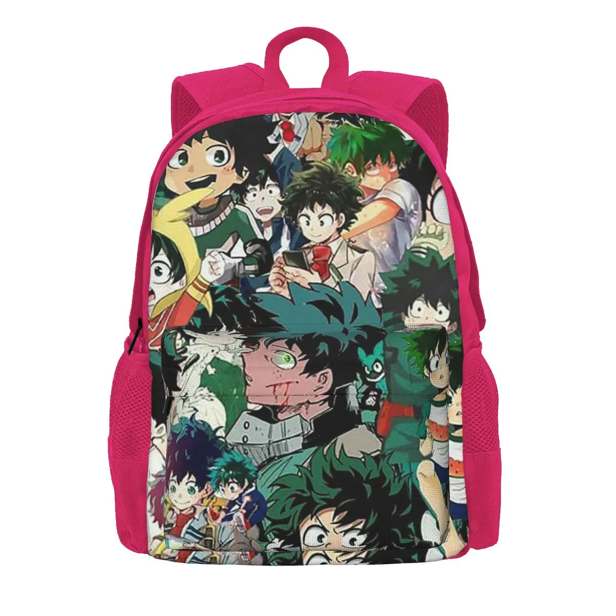 My Hero Academia-Mochila 3D informal para mujer, bolso de hombro para ordenador portátil, para estudiantes, Boku No Hero Academia