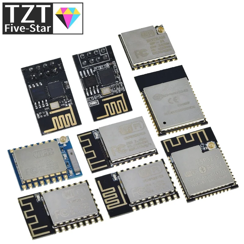 ESP8266 ESP-01 ESP-01S ESP-07 ESP-12E ESP-12F ESP-32 ESP-32S Serial WIFI Wireless Module Wireless Transceiver 2.4G For Arduino