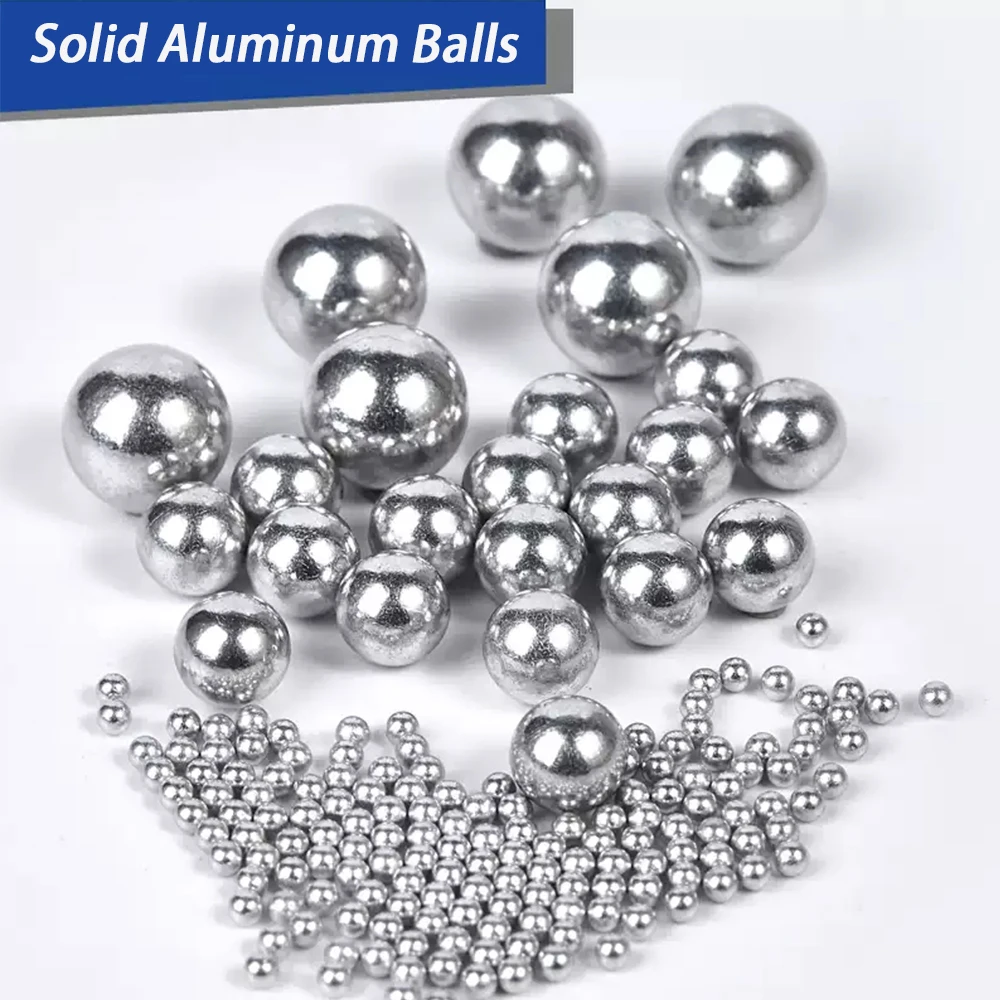10-5000Pcs Solid Aluminum Balls 1060/1070 Pure Aluminum 0.5 0.6 0.7 0.8 0.9 1 1.1 1.2 1.3 1.4mm to 30mm Smooth Aluminum Beads