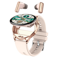 Amoled Smart Watch T98 Bluetooth Call Wireless Earbuds 2 in 1 TWS Earphone Fitness Tracker Noise Music Music Headset Smartwatch
