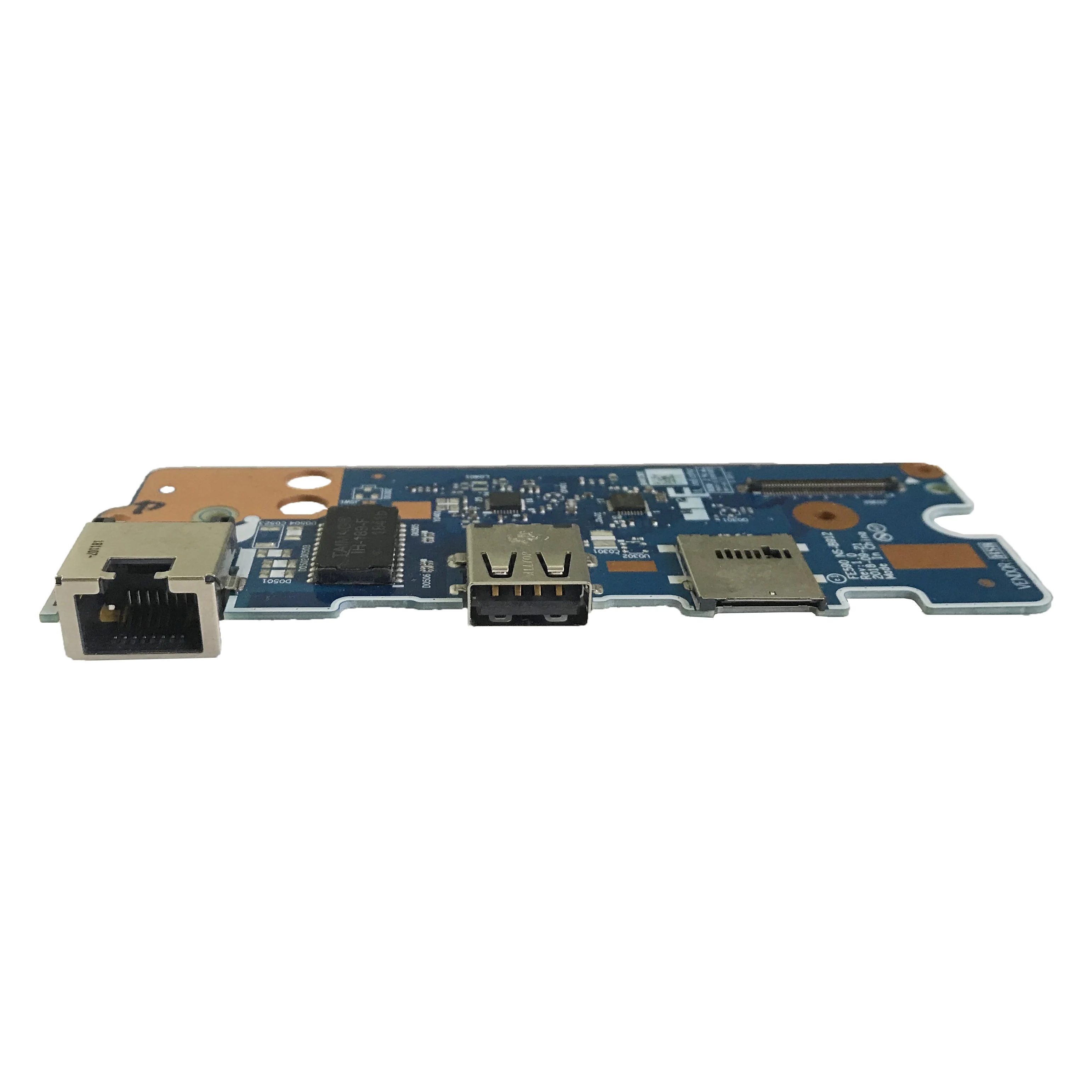 Imagem -03 - para Lenovo Thinkpad E590 E595 Portátil Usb Rj45 Lan Placa de Rede Botão Alimentação Interruptor Reparação Acessórios Ns-b912