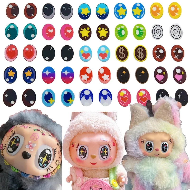 V1v2v3 Aanpasbare Oogstickers 17 cm Vinyl Ogen Pop Make-up Accessoire Labu Eye Sticker DIY Hand Gemodificeerde Poppen Decor Accessorie