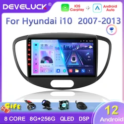 Android 12 Carplay Auto 4G Car Radio For Hyundai i10 2007-2013 2 Din Stereo Multimedia Video Player GPS Navigation Head Unit DVD