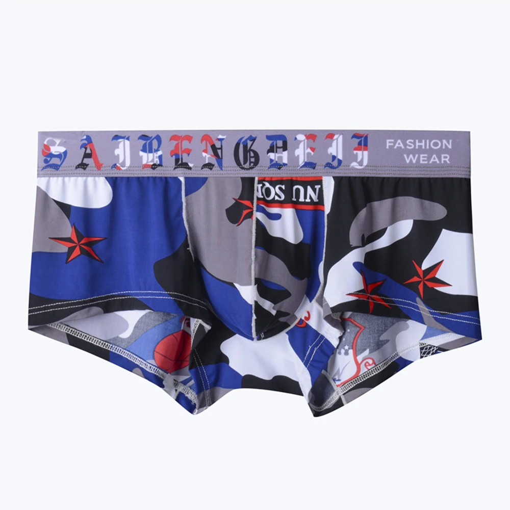 

Underwear Shirt Lingerie Mens Underwear Men\\'s Soft Ice Silk Boxer Briefs Low Waist Underpants Comfortable Shorts
