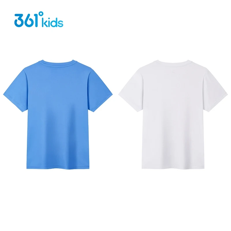 

[2 Pieces]361 Degrees Kids T-shirt For Boys And Girls Quick Dry Cool Feel Summer Sport Two Sets Tops