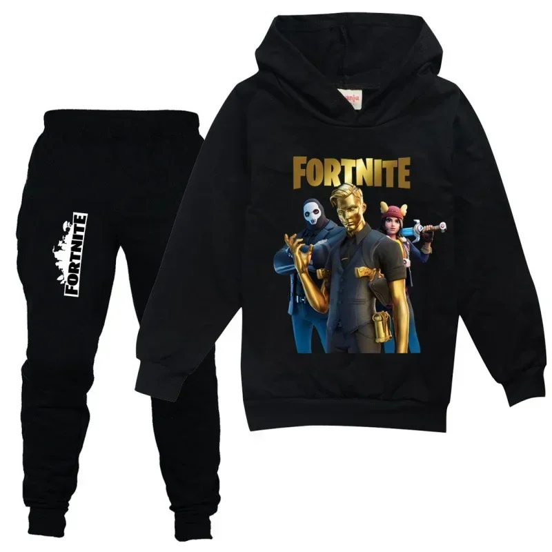 Fortnite Kids Hoodies Sweatshirt +Pants Clothes Sets  Spring Autumn Boys Clothes