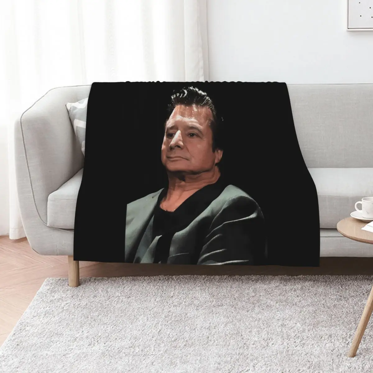 

Steve Perry Art Throw Blanket Hairy Kid'S Plaid on the sofa Quilt Blankets