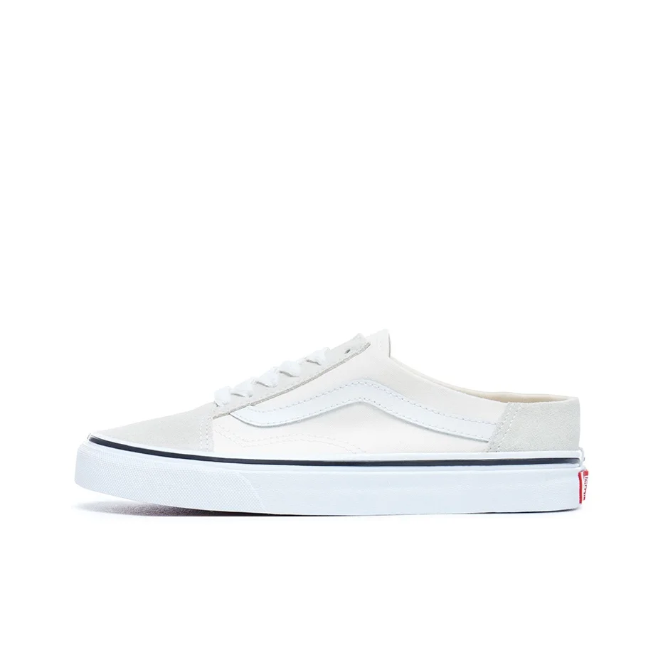 POIZON Old Skool Vans Mule 'Branco' Feminino