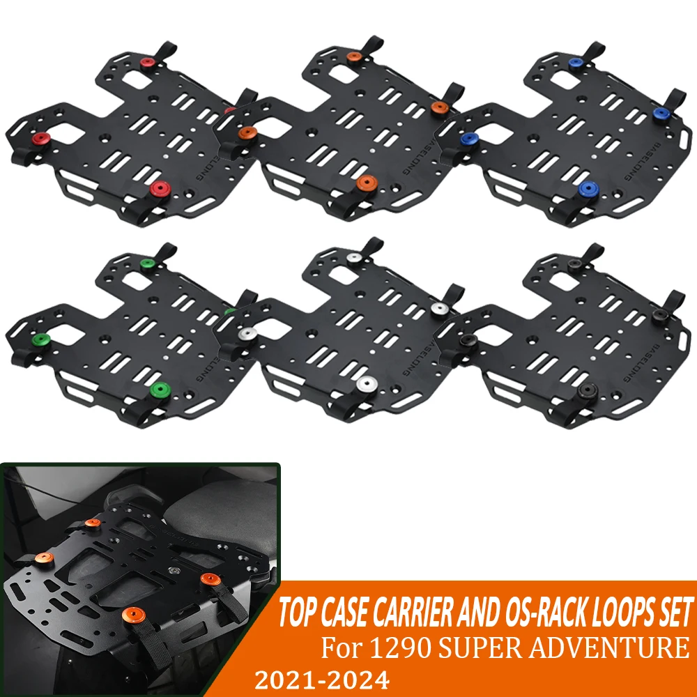 Motorcycle TOP CASE CARRIER And OS-Rack Loops Set For  1290 Super Adventure R S 1290Super 1290R 1290S 2021 2022 2023 2024