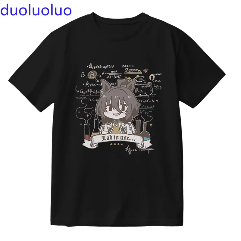 

Agnes Tachyon Uma Musume Black T-Shirts Men Women Short Sleeve Tops