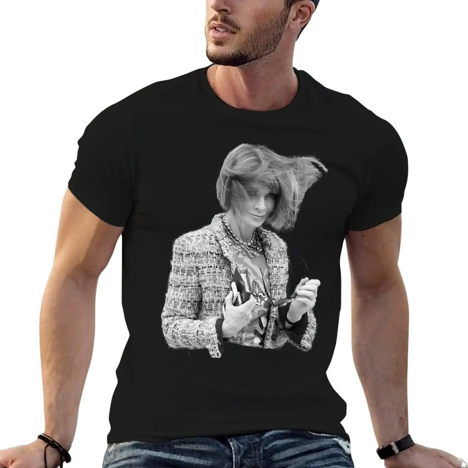 Anna W. T-Shirt No Iron Casual Short Sleeve Top