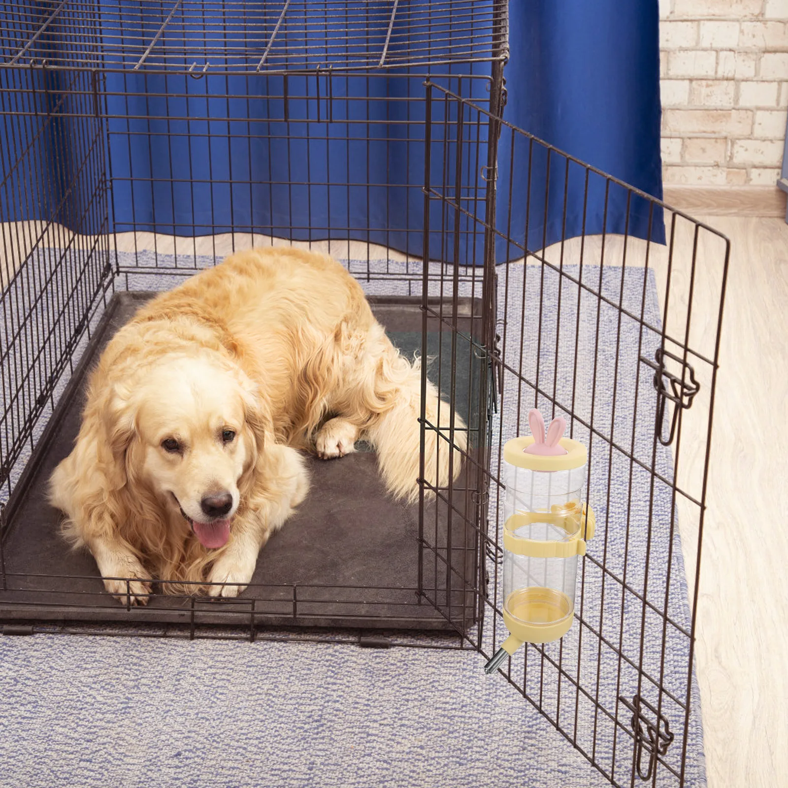 

950ml Pet Water Bottle No-Leak Cage Dispenser for Dogs Cats Hanging Feeder Accessories Dog Feeders for Large Dogs