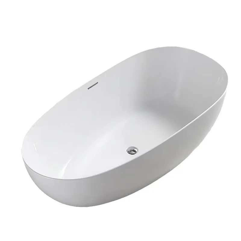 Whirlpool Tub For Two With LED Lights Best Selling Waterproof Touch Screen Control Panel Bathtub Non-slip Soaking Tub