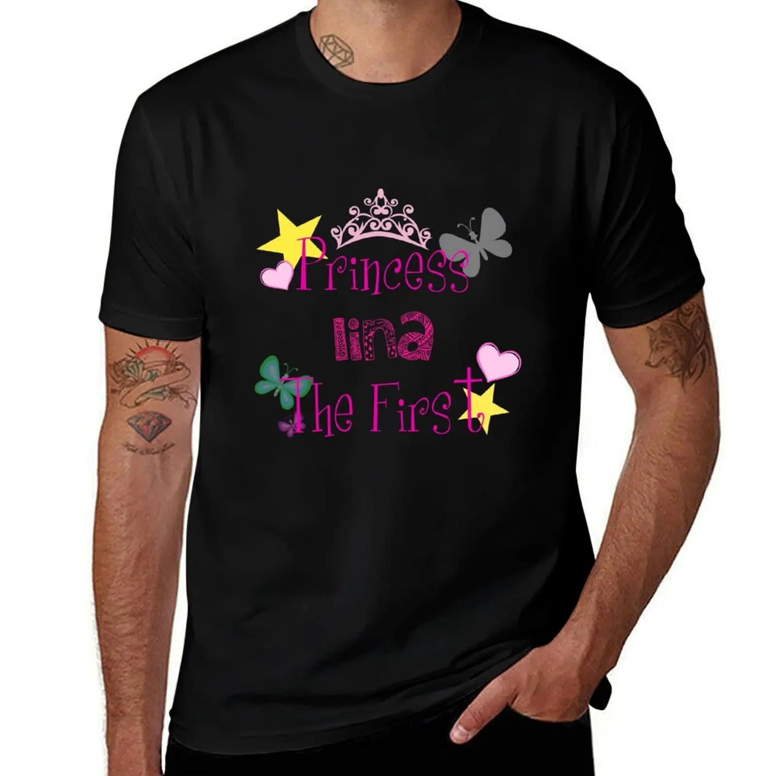 personlized baby gift (lina) T-Shirt Summer Holiday Casual Tee T-Shirt