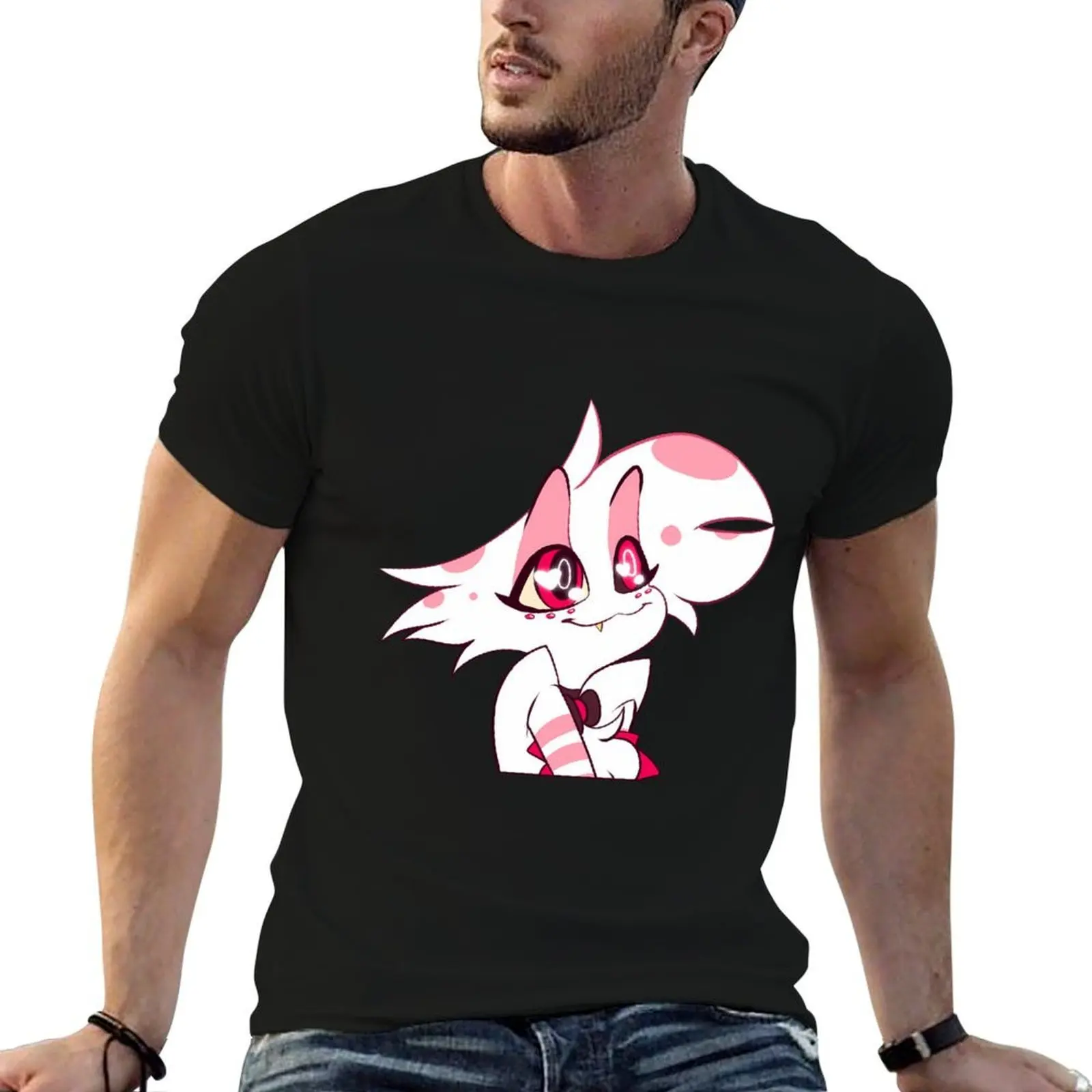 Cute Angel Dust T-Shirt anime shirt plus sizes mens designer t shirt