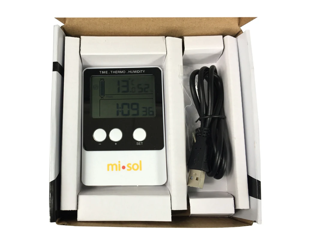 MISOL / 1 UNIT of Data Logger Temperature Humidity USB Datalogger thermometer data record, DS102
