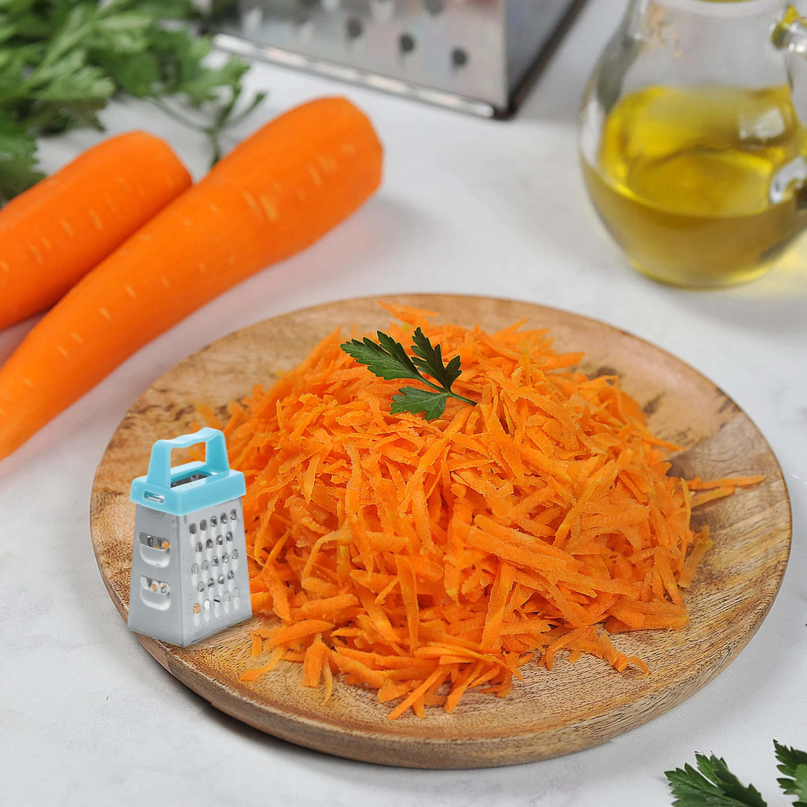 

6Pcs Mini Cheese Grater Stainless Steel Box Small Portable Kitchen Tool for Shredding Slicing Vegetables Potatoes Ginger