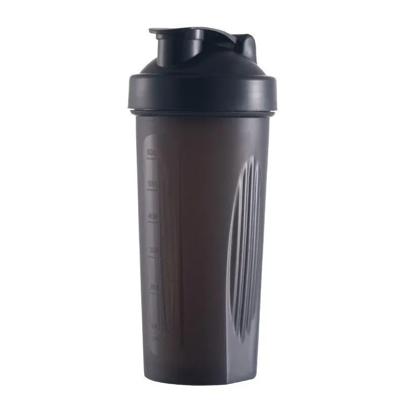 600ml Protein Shaker Bottle with Scale Portable Gym Workout Milkshake Mixing Cup Sports Water Mug