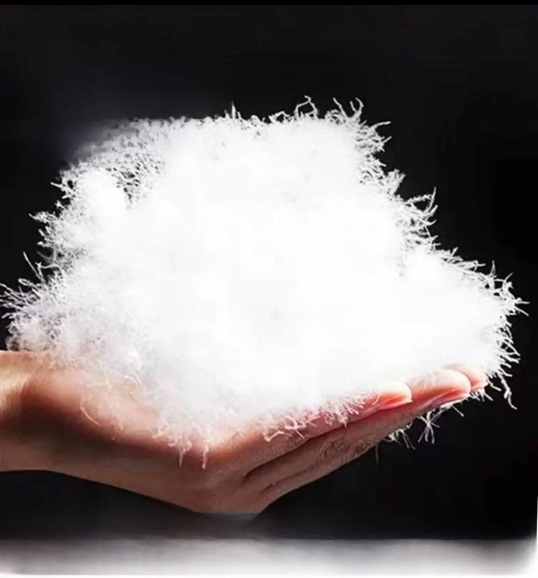 Bulk  Duck down 50g Sterilized 90 White Duck Feather down Jacket down Comforter Filling Material High Quality Textile Fabric