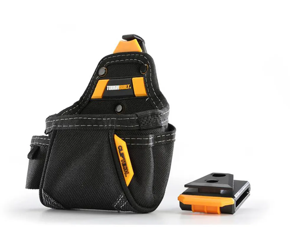 Toughbuilt TB-CT-25 ClipTech Maßbandtasche, 6-lagiger, langlebiger Werkzeug-Organizer für Tischler, Elektriker, Baustelle – Detail 4