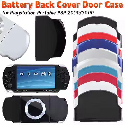 Battery Back Cover Door Case Repair Parts Battery Back Door Cover Case Battery Back Cover for Playstation Portable PSP 2000/3000