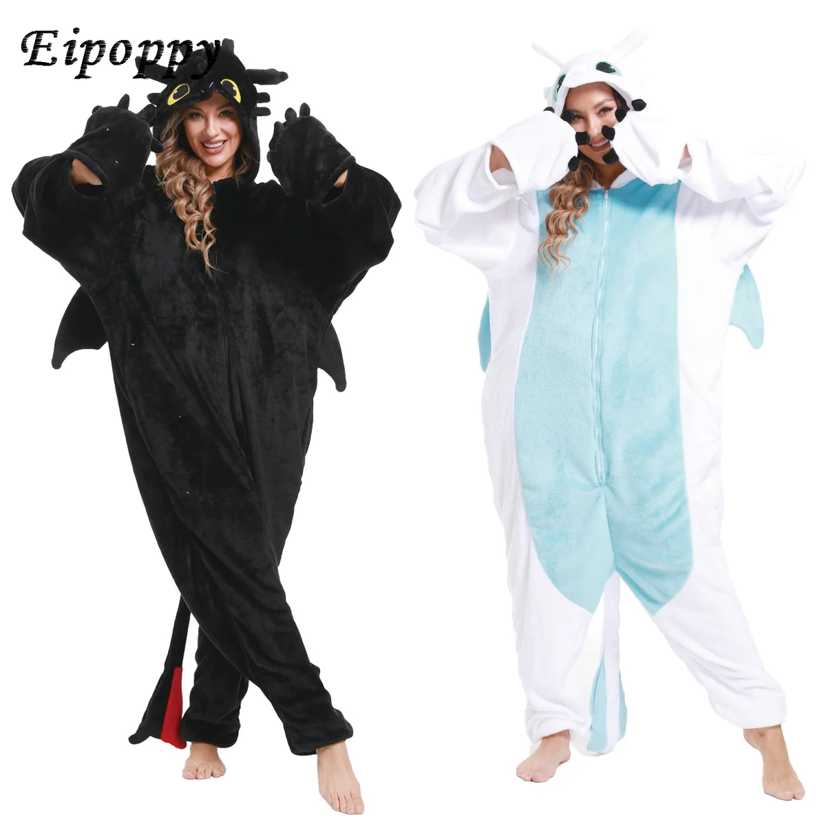 Kigurumi Toothless Onesie Pajamas Adult Jumpsuit Animal Onesies Pyjamas How to Train Toothless Dragon Pajama Cosplay Costume