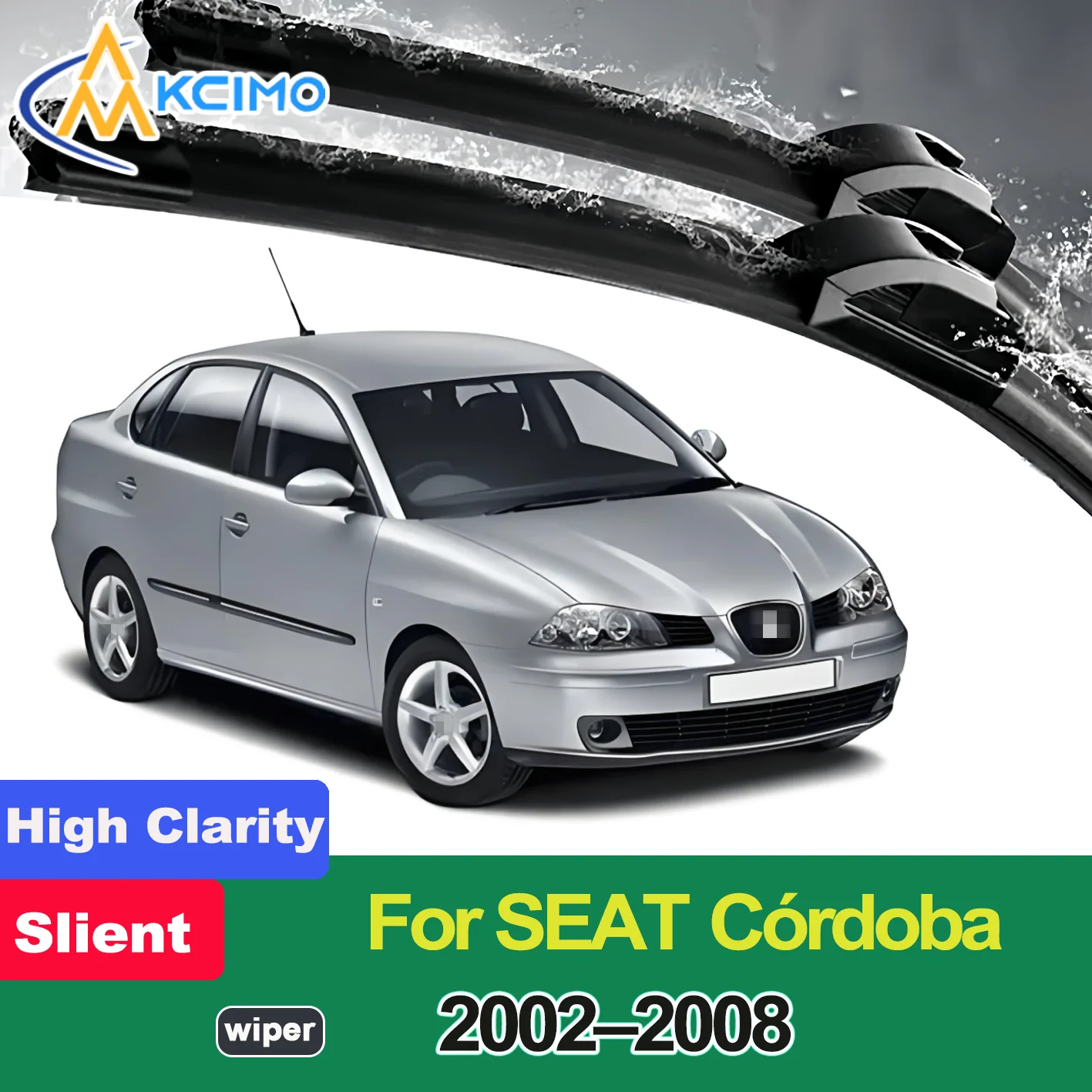 

2PCS New Wiper Blades for SEAT Córdoba 6L 2002-2008 Front Windshield Auto Wipers Blade Accessories 2008 2007 2006 2005 2004 2003