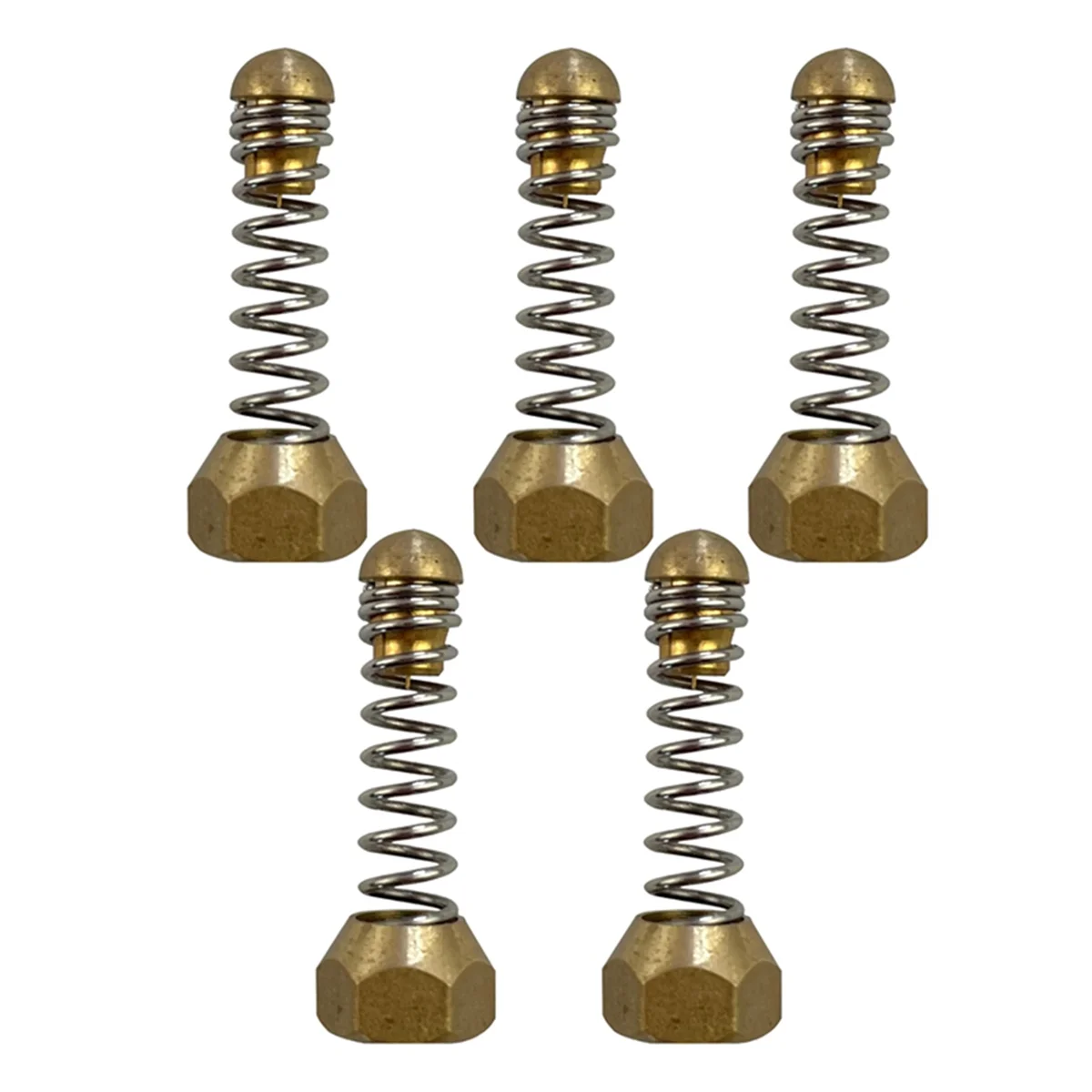 5Pcs 1/8 Internal Thread Pressure Washer Pipe Nozzles,Sewer Drain Pipe Spring Ejectors,Cleaning Vibrating Spring Nozzles