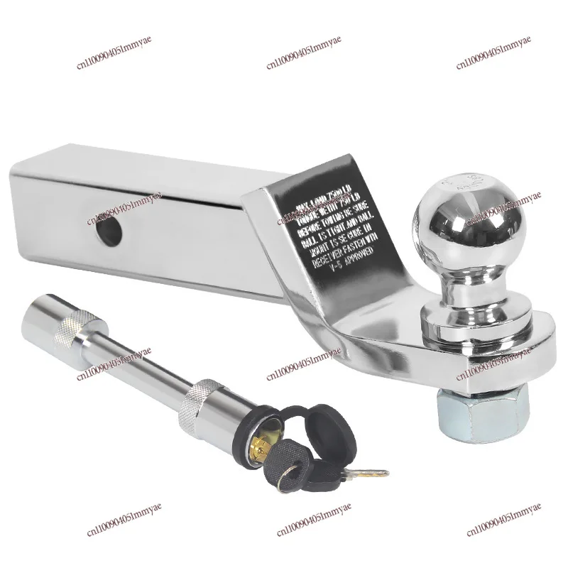 Car Trailer Hook Off-road Modified Trailer Arm Ball Rogue Hook Trailer Traction Yacht RV Parts Square Mouth