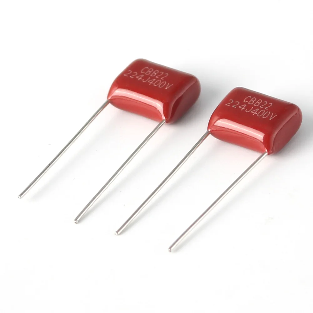 40PCS 400V CBB Capacitors 104J 0.1uF/100nF 224J 0.22uF/220nF 334 0.33uF/330nF P10mm 474 470nf P15mm Polypropylene Film Capacitor