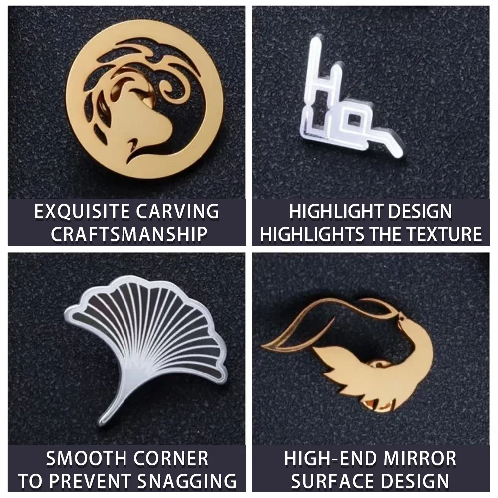 Company logo, Movable brooch, Badge design and production, Wholesale customization of any pattern