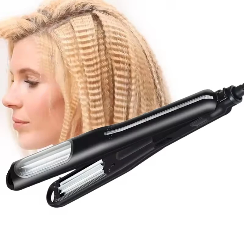 Portable Ceramic Hair Curler Corn Plate Automatic Curling Iron Corrugated Wave Styling Tool for Women