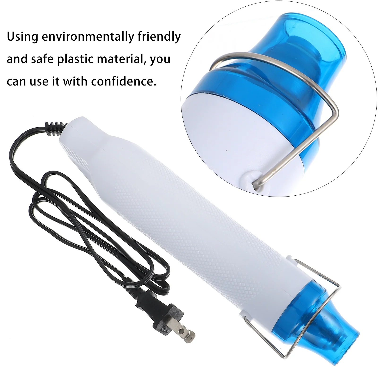 Ferramenta de calor portátil 110v dispositivo de ar quente para diy gravação em argila de polímero seguro durável 1m cabo eua plug ferramenta de ar quente