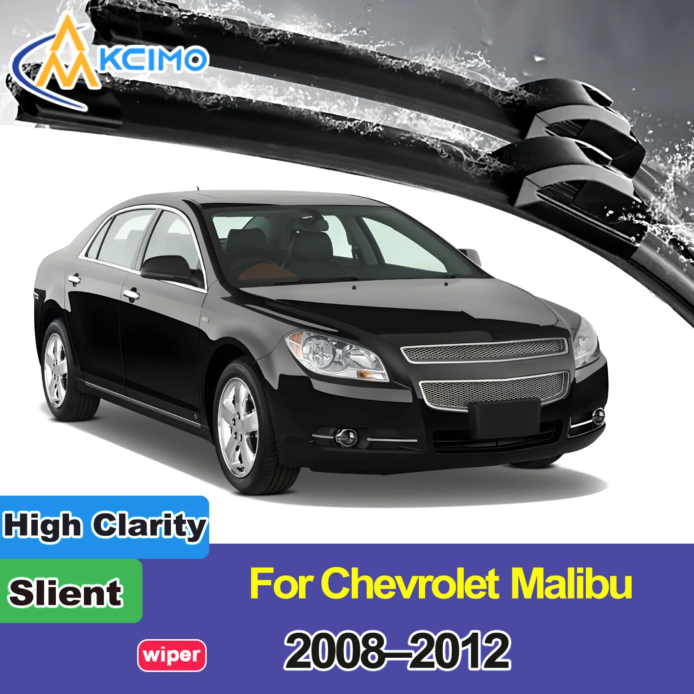 

2PCS New Front Windshield Wiper Blade for Chevrolet Malibu 2008-2012 Front Windshield Auto Wipers Blade Accessories 2012 2011