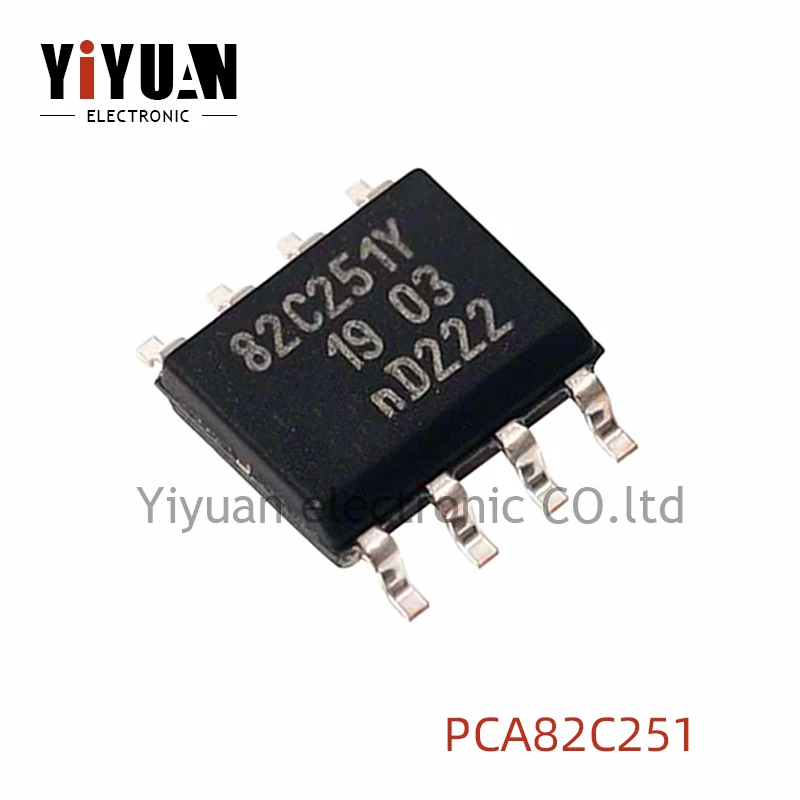 10PCS NEW PCA82C251 82C251Y SOP-8 CAN chip