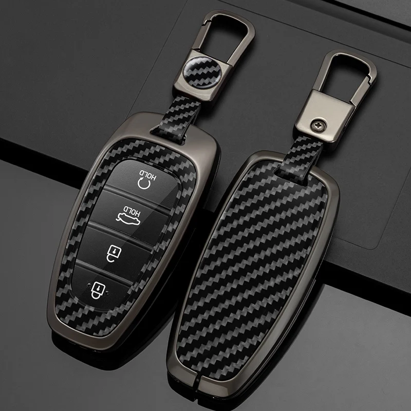 

Zinc Alloy Car Key Case Cover Fob For Hyundai Sonata Sel Ev 6 Ev 8 IONIQ 5 Nexo DN8 Fe Tucson Sonata Staria NX4 Ioniq Accessorie