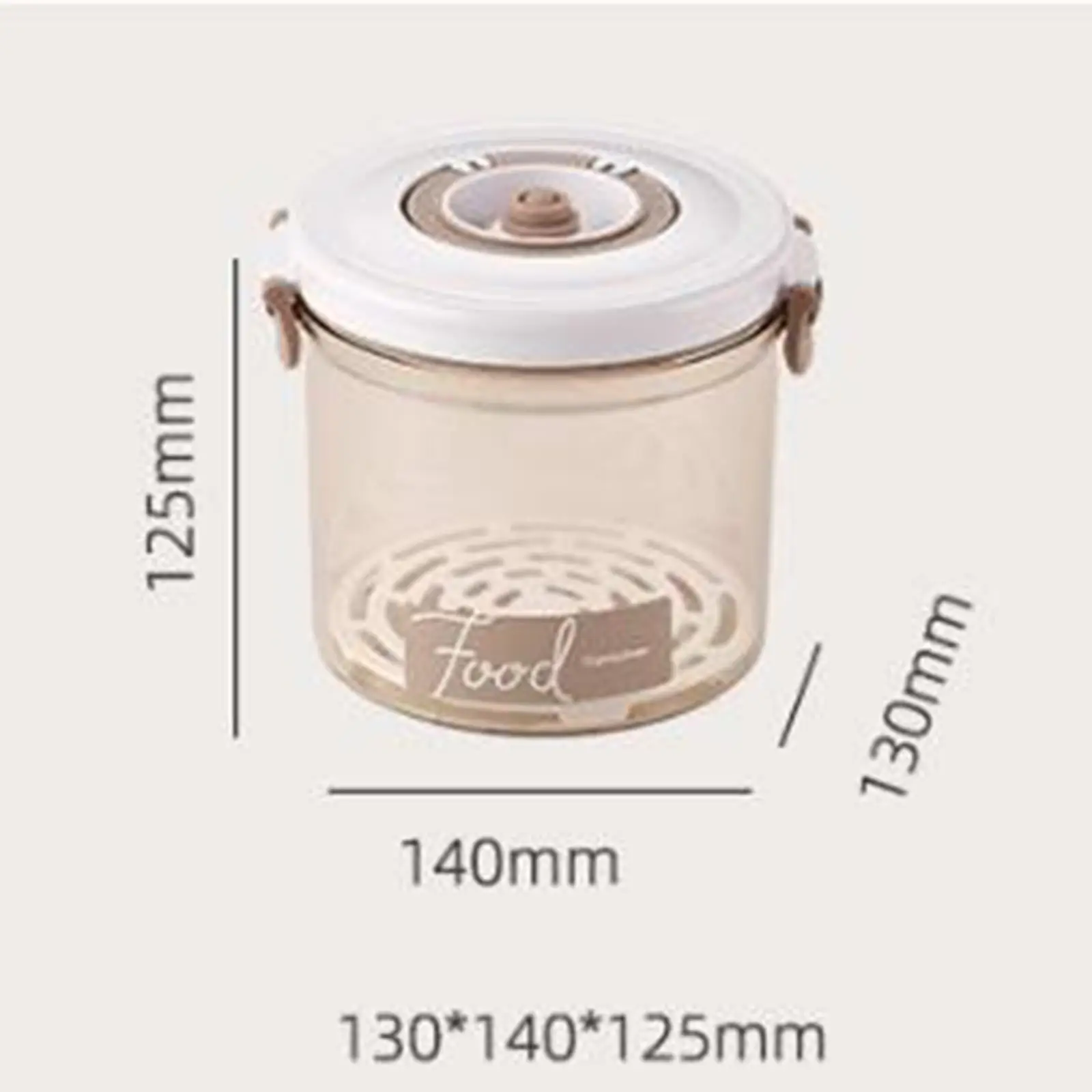 Vacuum Container Vacuum Seal Food Storage Container for Fruits Marinating