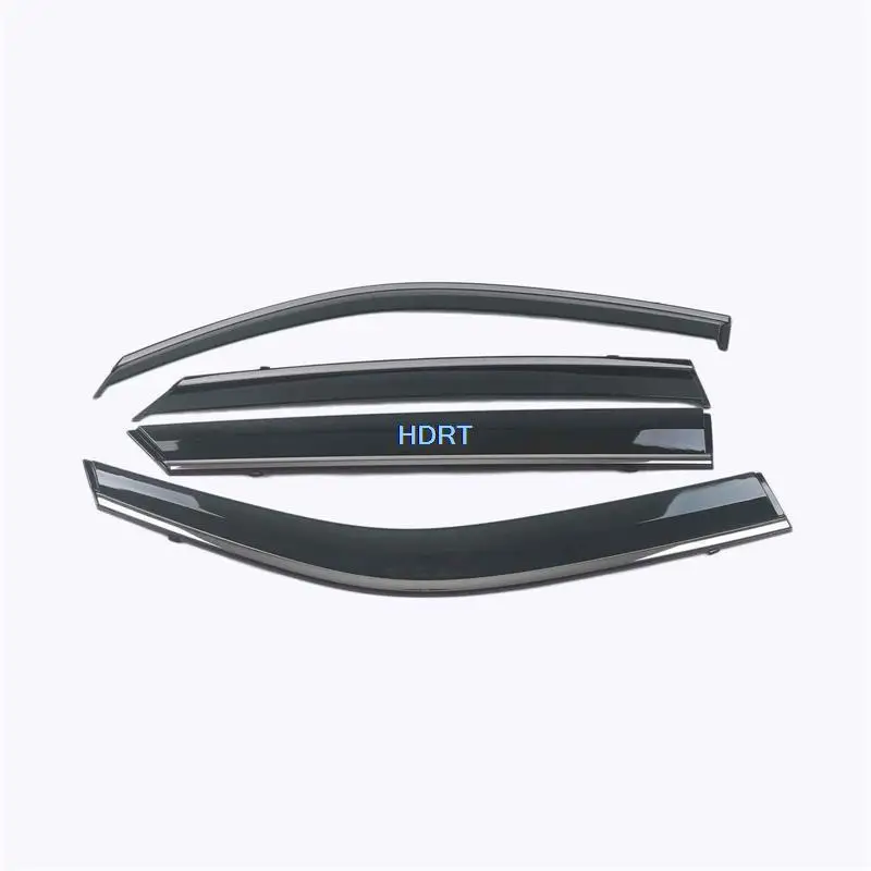 For Peugeot 2008 2020 2021 2022 Car Styling Accessories Plastic Exterior Visor Vent Shades Window Sun Rain Guard Deflector 4pcs