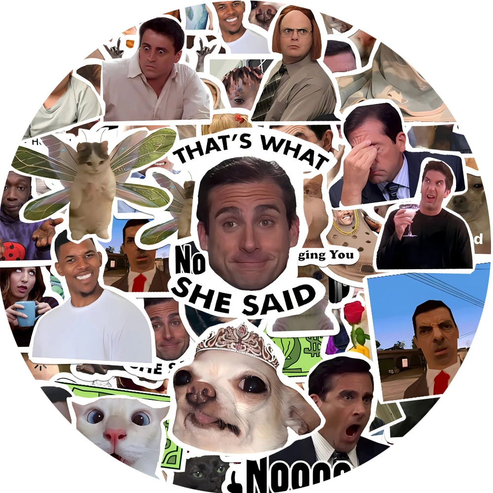10/30/50/100 Stück Gemischte Niedliche Lustige Meme-Aufkleber Dekoration Sticker DIY Laptop Wasserflasche Scrapbooking Handyhülle Graffiti-Aufkleber
