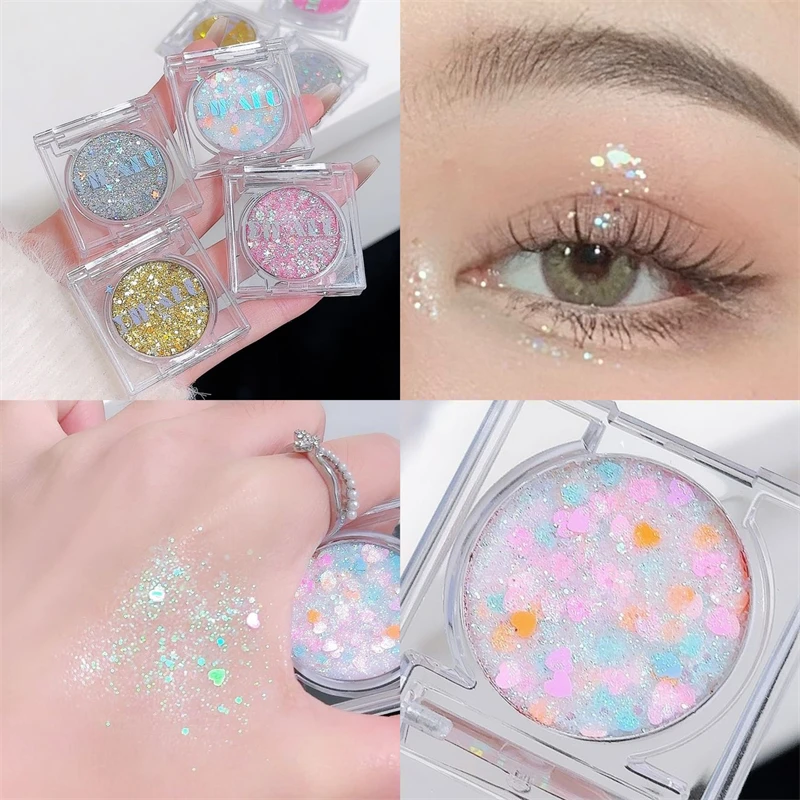 Flash Stage Eye Makeup Gel Glitter Makeup Eyeshadow Glitter Sparkly Star Love Accessories