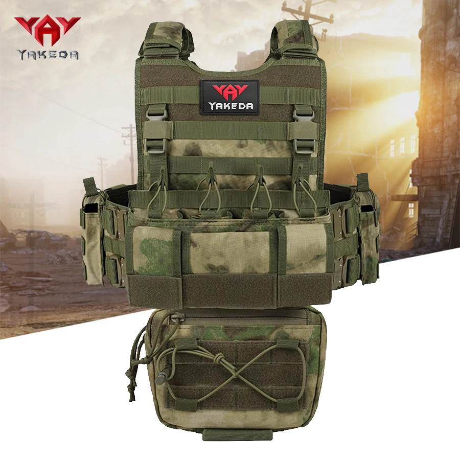 

Жилет для охоты YAKEDA с быстросъемной застежкой, многофункциональными карманами, съемной конструкцией и эластичной фиксирующей лентой.