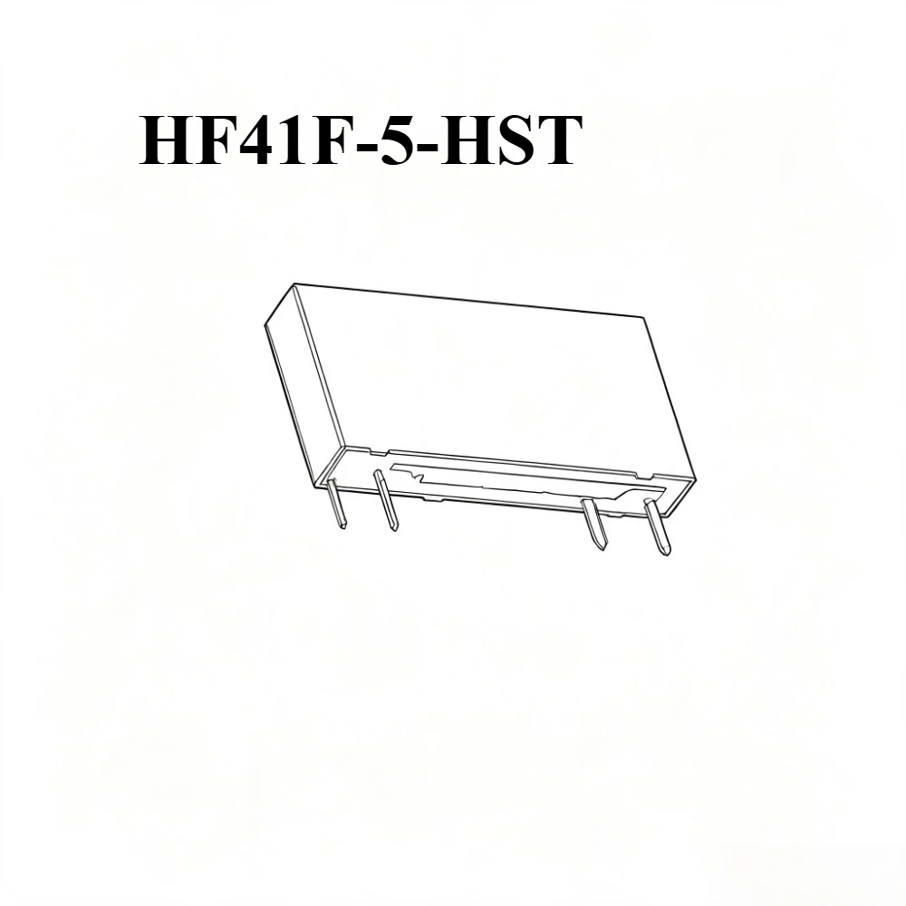 10PCS/Lot original HF41F-5-HST HF41F-12-HST HF41F-24-HST 4PIN HF41F5V 12V 24V-ZST 5PIN 6A Power relay 41F-1Z-C2-1 relay base