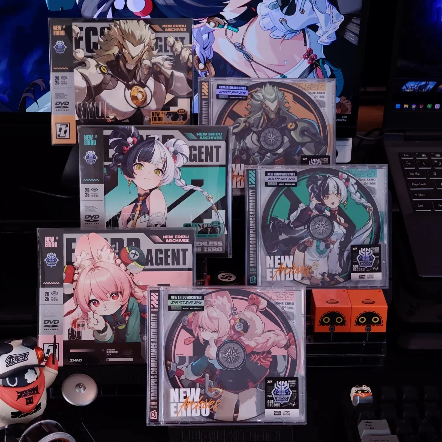 Álbum de Música de CD de Zhao, de la Serie Zenless Zone Zero, Autoridad de Cumplimiento de Krampus, Música, Disco, Cosplay, Imagen de la Historia, DVD, Colección de Música para Coche