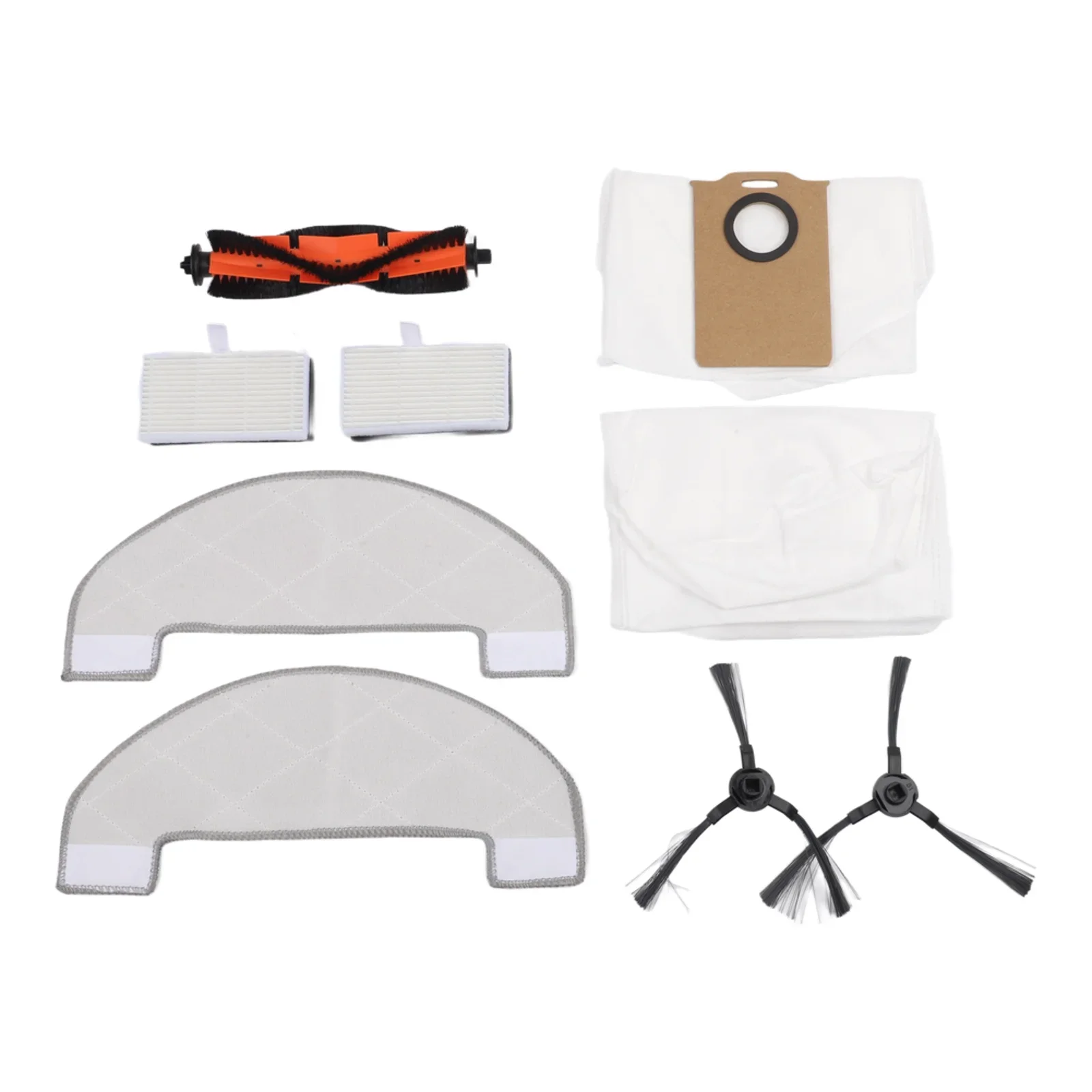 For MONSGA MS1 MAX Robot Vacuum Parts Accessory Pack Complete Set Including Main Brush Mop Cloths Filters And Dust Bags
