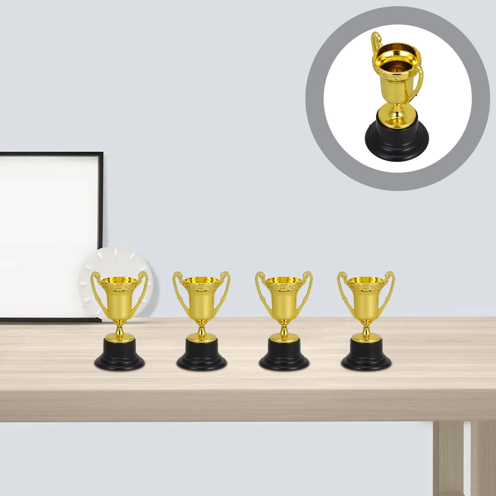 Plastic Trophy Award Cup Trophies for Reward Kids Winner Trophies School Sports Day Game Toy Plastic Material