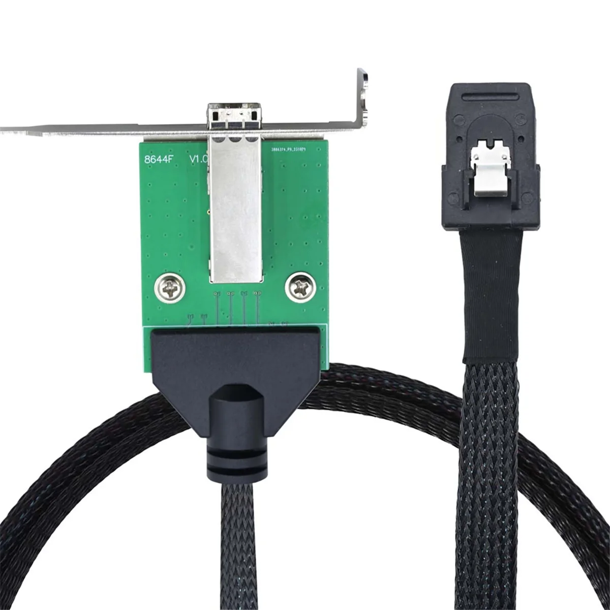 12G externer Mini SAS HD SFF-8644 Buchse auf Mini SAS SFF-8087 36P Stecker Datenserver-Kabeladapter