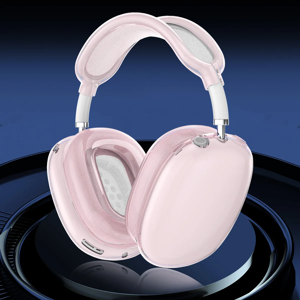 3 SZTUK Nowość dla Airpods Max Jednokolorowy przezroczysty trzyczęściowy zestaw ochrony przed upadkiem Miękka powłoka dla Airpods Max Cover Funda