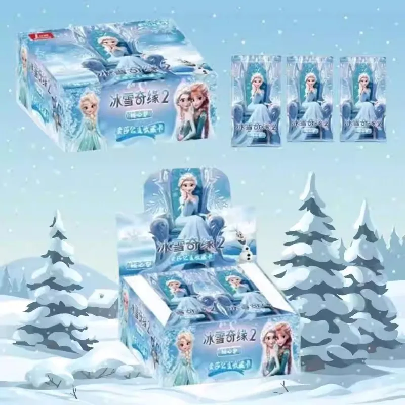 Hasbro Frozen Elsa Anna anime peripheral creative character collection card high-looking girly heart children's toys wholesale