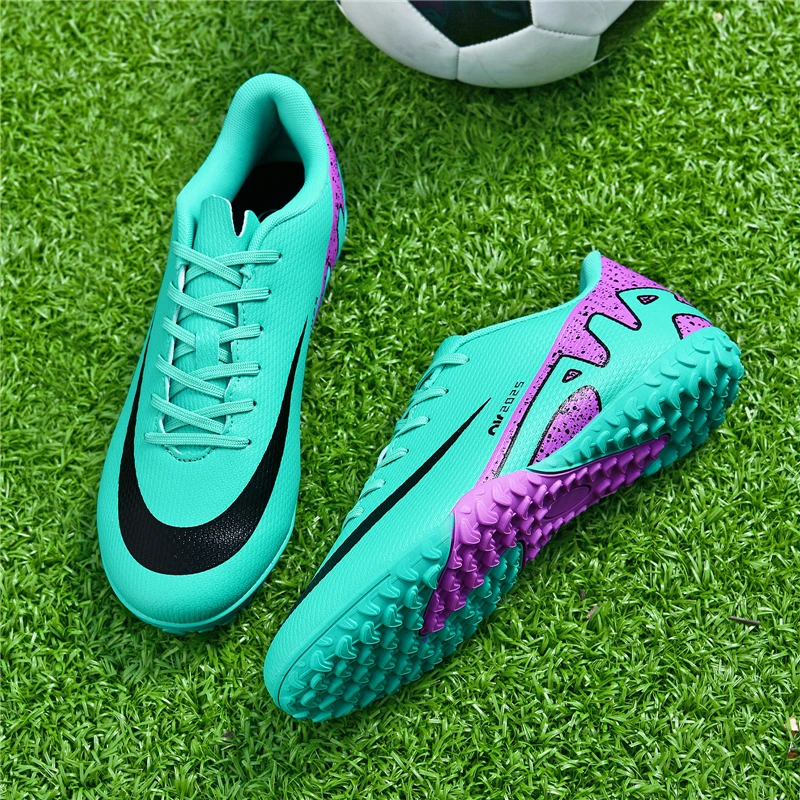 

Удобные футбольные бутсы для мужчин, устойчивые женские бутсы для травы, футбольные бутсы с шипами, нескользящие мужские футбольные бутсы